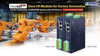 Industrial EtherCAT Slave I/O Modules for Factory Automation