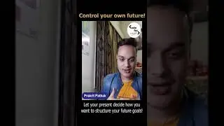 Dont let your future control your present! #youtubeshorts #shorts