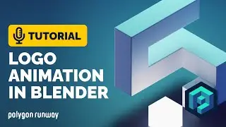 3D Logo Animation Tutorial in Blender 2.93 | Polygon Runway