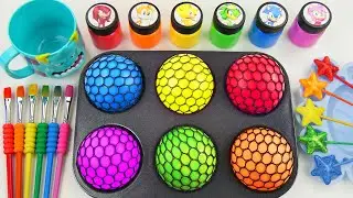 Oddly Relaxing Video | How I Make 6 BIG Slime Stress Balls OF Lollipop Candy Magic Satisfying Video