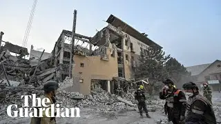 Rescuers search rubble after hotel struck in Ukraines Kryvyi Rih