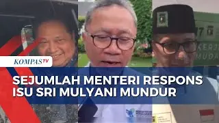 Airlangga, Zulhas, Sandiaga Uno Tanggapi Isu Sri Mulyani Mundur dari Kabinet