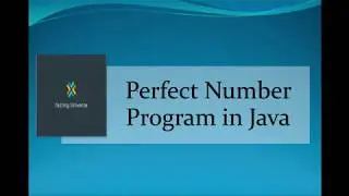 Perfect Number in Java | Java Program to Print Perfect Numbers Between Given Range