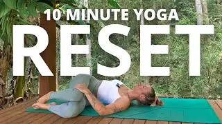 10-min YOGA TO RESET Mind, Body & Nervous System || My 'go-to' sequence.. Ashley Freeman