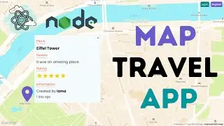 React Node Travel Map App | MERN Stack Full Course Using Mapbox and React Hooks