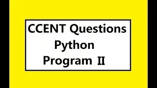 CCENT Q&A II