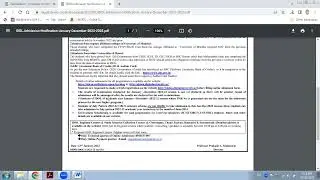 IDOL - January Session Admission Dates Notification