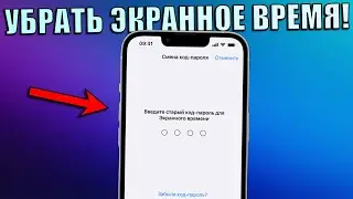 Как убрать экранное время на iPhone без пароля? Как убрать экранное время на iPhone? 2023 год