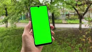 mobile screen green screen