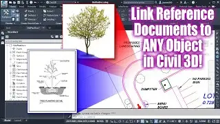 Link Reference Documents to any Object in Civil 3D