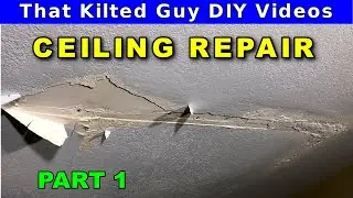 How to Repair a Water Damaged Ceiling