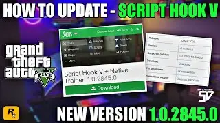 GTA V - HOW TO UPDATE SCRIPT HOOK V 1.0.2845.0 NEW VERSION | SHIVAXD 2K23