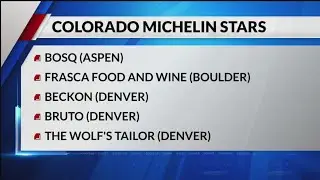 5 Colorado restaurants awarded Michelin stars