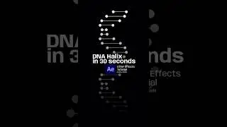 DNA helix animation. After Effects Tutorial 