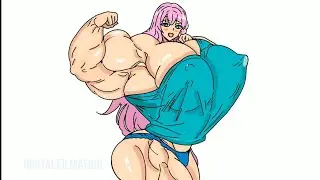 GIANT MONSTER LADY BIG ARM POSING -DRAW LIKE A PRO