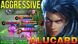 MANIAC Alucard Aggressive Jungler - Top 1 Global Alucard by dronx hoshino - Mobile Legends