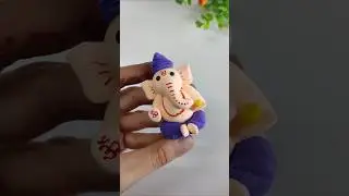 Cute Little Clay ganesha 😍