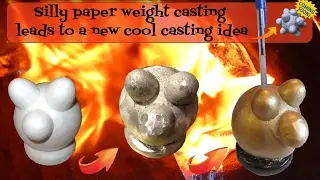 Silly Paper Weight - Aluminum Casting
