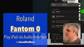 Roland Fantom 0/06/07/08 - Tutorial 3: connect to an iPad and Audio interface Focusrite 2i2 (setup)