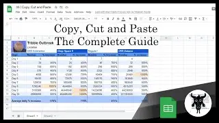 Google Sheets Copy, Cut and Paste The Complete Guide