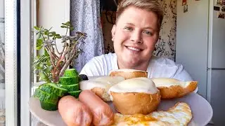 МУКБАНГ😋 ТУРЕЦКИЙ ЗАВТРАК🇹🇷 С РУССКИМИ СОСИСКАМИ
