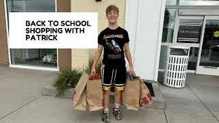 12 DAYS OF BACK TO SCHOOL SHOPPING: DAY 9 WITH PATRICK