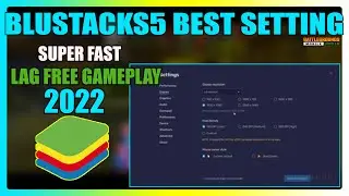 Bluestacks 5 Best Settings for Low End PC! | Bluestacks Lag Fix 4GB RAM | bluestacks fps boost 2022
