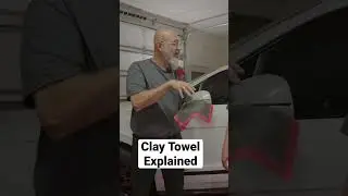 What’s a clay TOWEL for auto detailing? #autodetailing #detailing #cardetailing