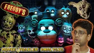 SPRINGTRAP vs GOLDEN FREDDY ?? FIVE NIGHTS AT FREDDY'S OFFICIAL MOVIE TRAILER EXPLAINED