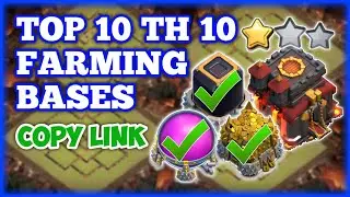 TOP 10 TH 10 FARMING BASES with COPY LINK 2020