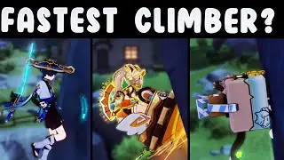 Kachina is the FASTEST CLIMBER?? Kachina Speed Comparison [ Genshin Impact ]