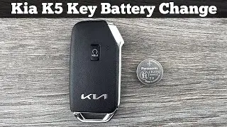 How To Replace KIA K5 Key Fob Battery 2021 - 2024 K5 Remote Batteries Replacement DIY Change