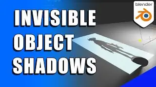 Cast Shadows from Invisible Objects in BLENDER 3D (Micro Tip)