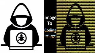 Image To Coding Images Converter || JPG To ASCII