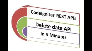 CodeIgniter Rest API in 5 minutes, CodeIgniter delete data API Tutorial 