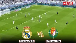 🔴EN VIVO : REAL MADRID vs REAL VALLADOLID I LALIGA EN VIVO HOY 2024/25 I eFOOTBALL PES 21 GAMEPLAY