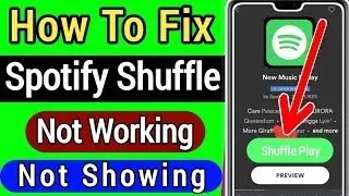 How to Fix Spotify Shuffle Not Working / Showing || How To Fix Spotify Shuffle Option Not Showing