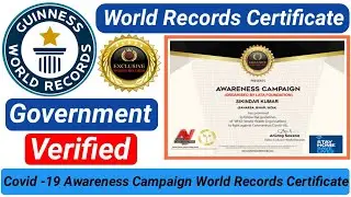 Free World Record Online Certificate | Online Sports Certificate | Free Gov Verified Certificate.