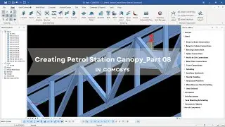 Creating Petrol Station Canopy _ Part08 |  COMOSYS