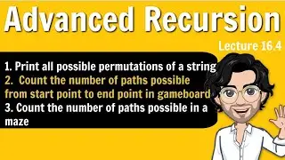 Advanced Recursion Problems | C++ Placement Course | Lecture 16.4