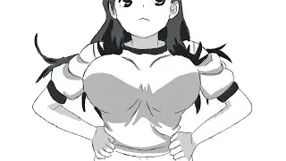 SO cute Anime Girl Breast Expansion Animation