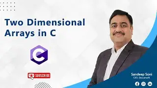 C Language Tutorial |Two Dimensional Arrays in C | 2D Arrays in C by Sandeep Soni