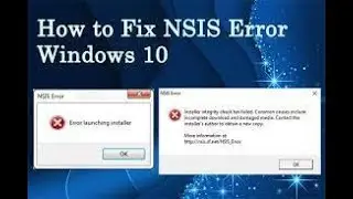 Fix NSIS error for vlc launching installer window 10