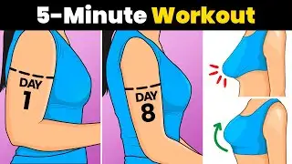 EASY 5 MIN ARMS & CHEST WORKOUT WITH BEST EXERCISES