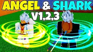 How To Evolve Shark & Angel V1, V2, V3, Blox fruits!