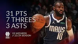 Tim Hardaway Jr 31 pts 7 threes 3 asts vs Wizards 23/24 season