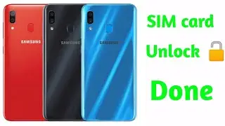 How to Samsung A30 Unlock