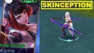 Karina Color Skin Petal Barrage (SkinCeption on Spider Lily Elite Skin) - Mobile Legends