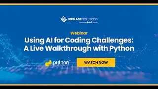 Generative AI Webinar: Using AI Tools to Code in Python