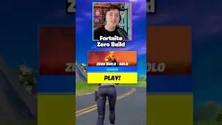 How Zero Build Could Ruin Fortnite...